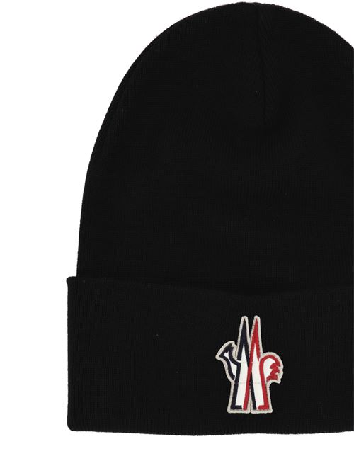 Black wool a ribbed knit hat Moncler Grenoble | 973B100-0009974999